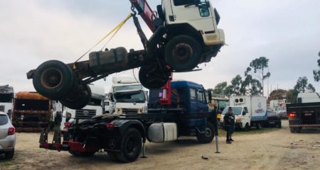 Guincho na Rodovia dos Bandeirantes